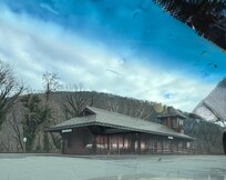 Train Station, directly across street from inn.