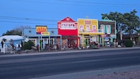 Shopping across the street