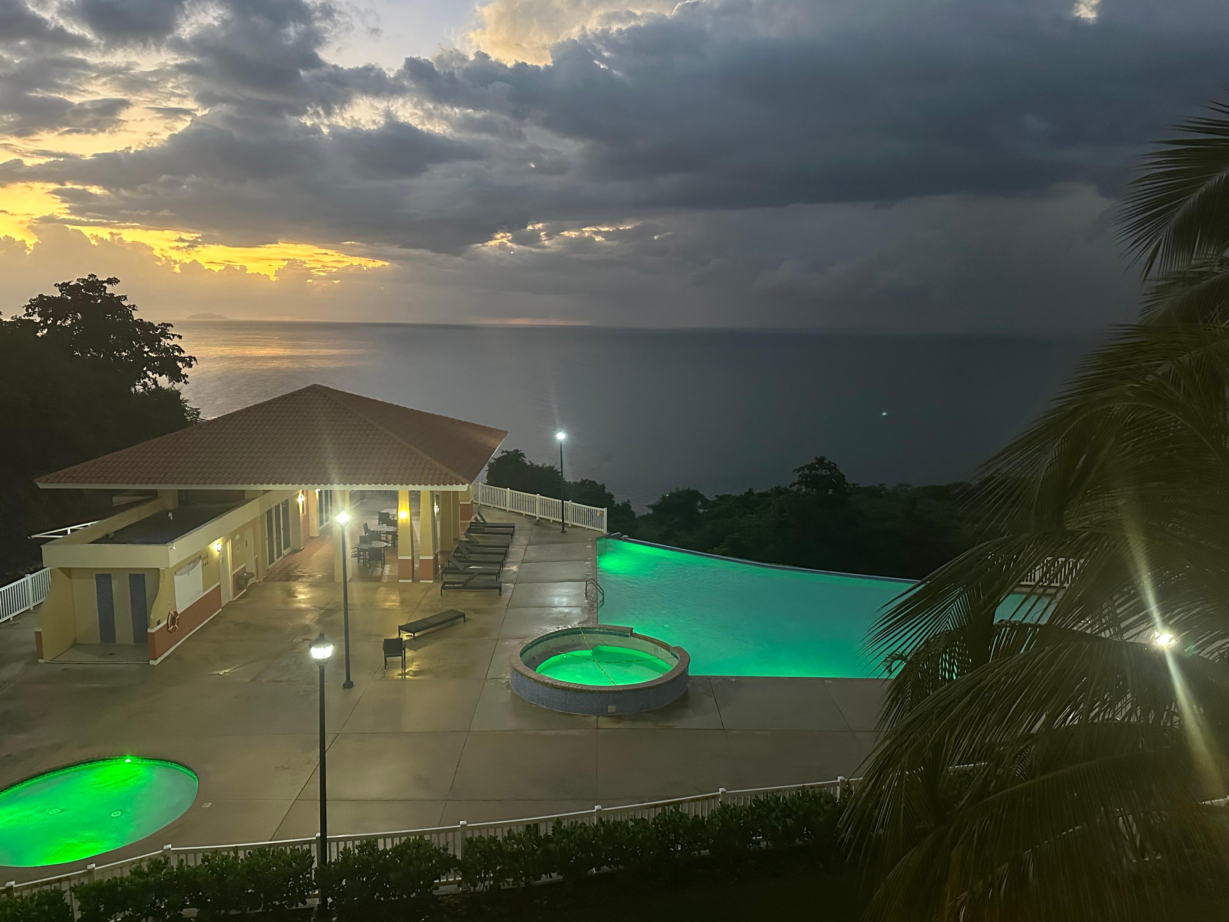 Beautiful sunsets each evening 