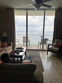 Ocean view from the living room