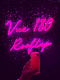 rooftop bar (expensiveeeee drinks)