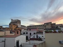 Sunset on the terrace