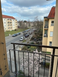 Blick aus dem Wohnzimmer