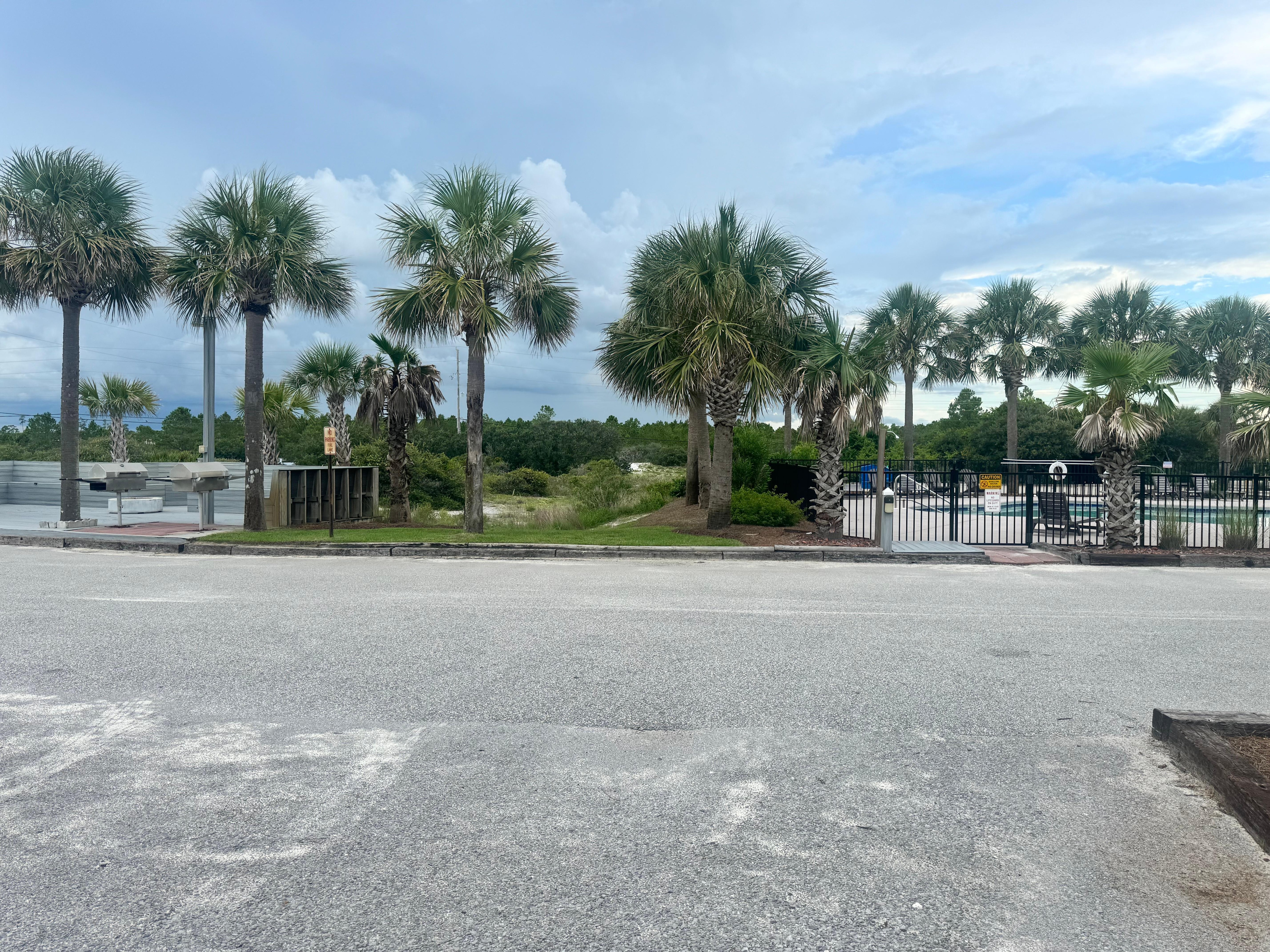 Pool right across the front door. 