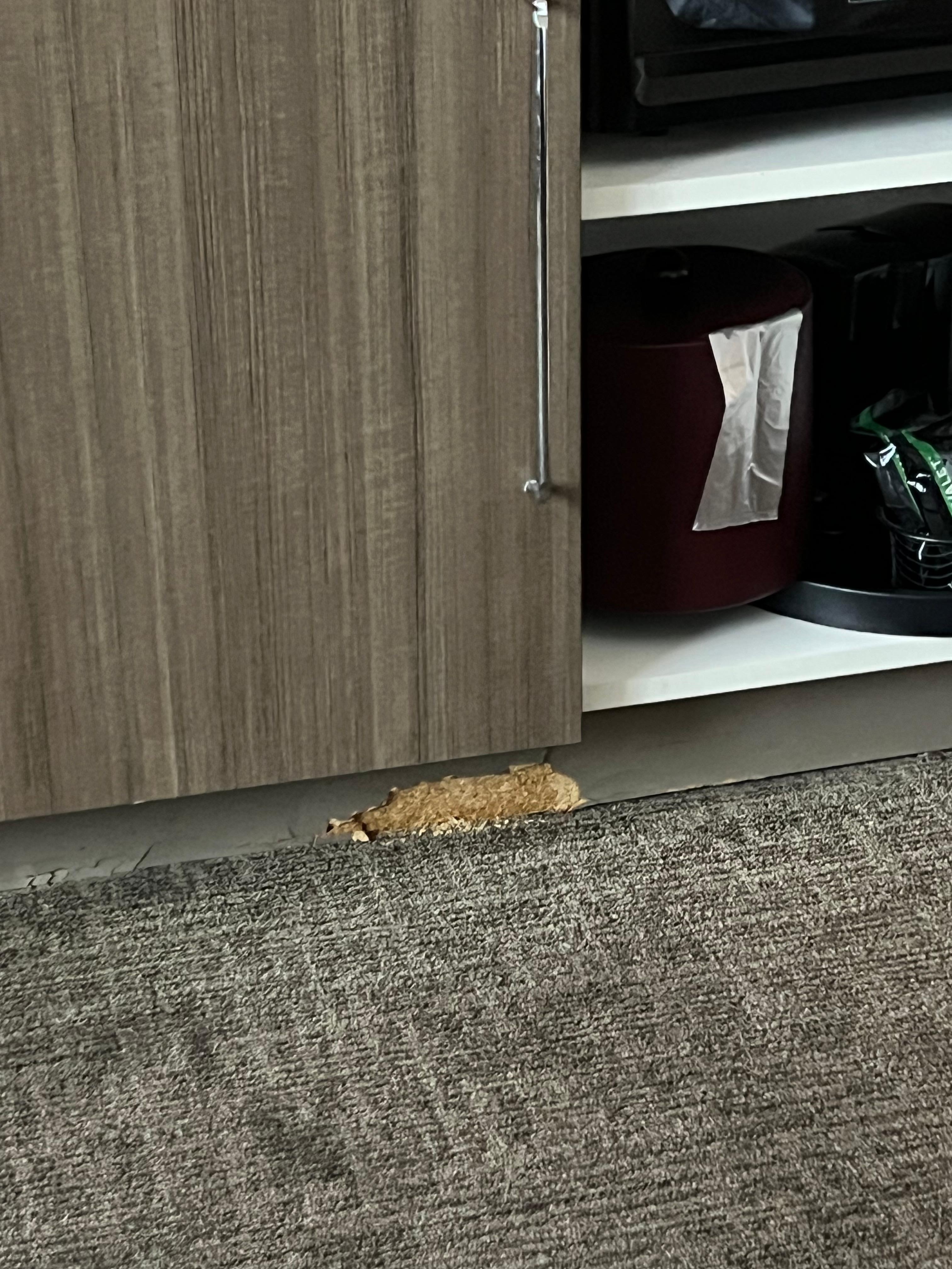 Broken/chipped off furniture 