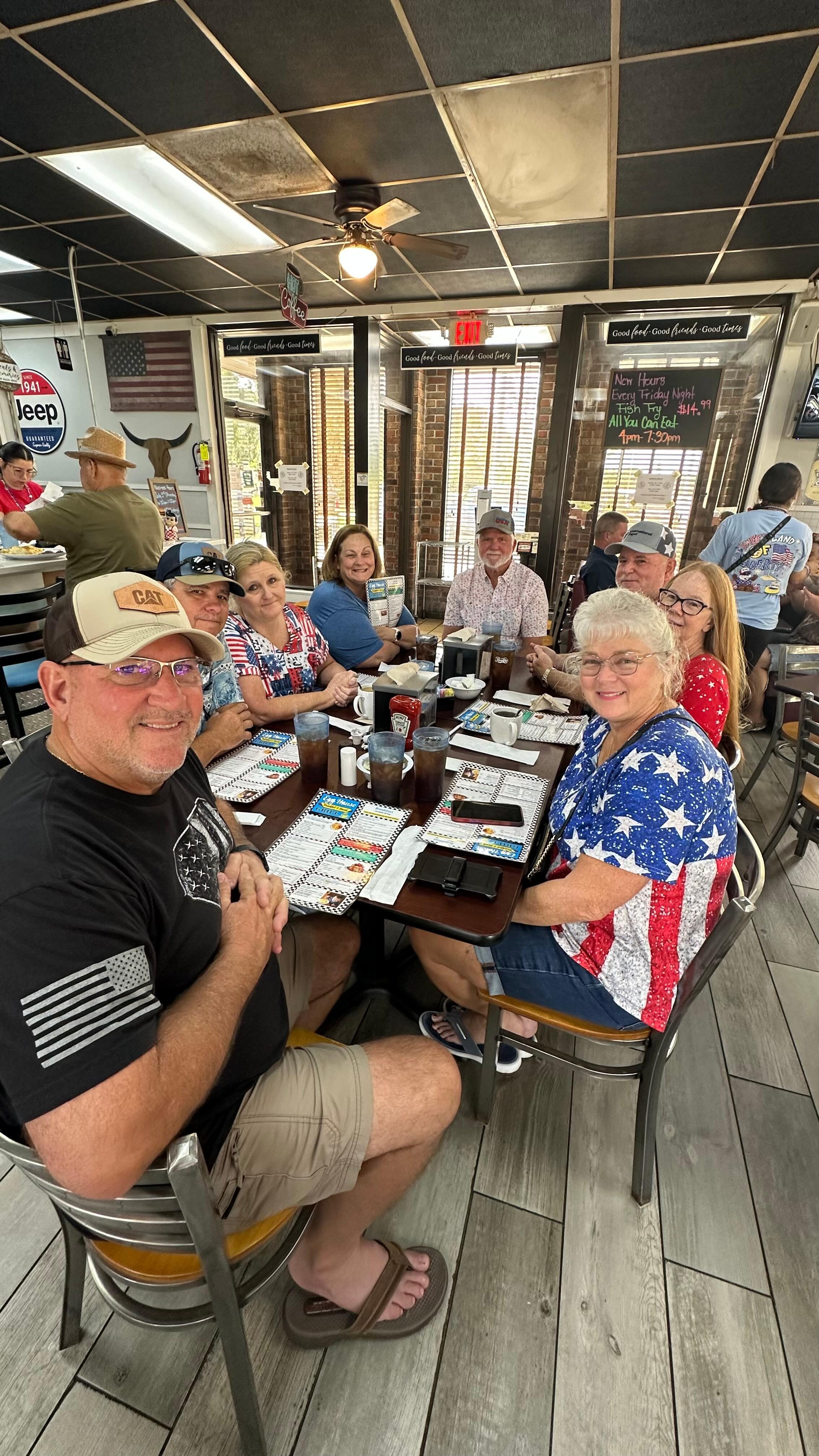 Family and friends forever!! Breakfast at the Egg House.