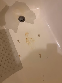 Blood in tub?