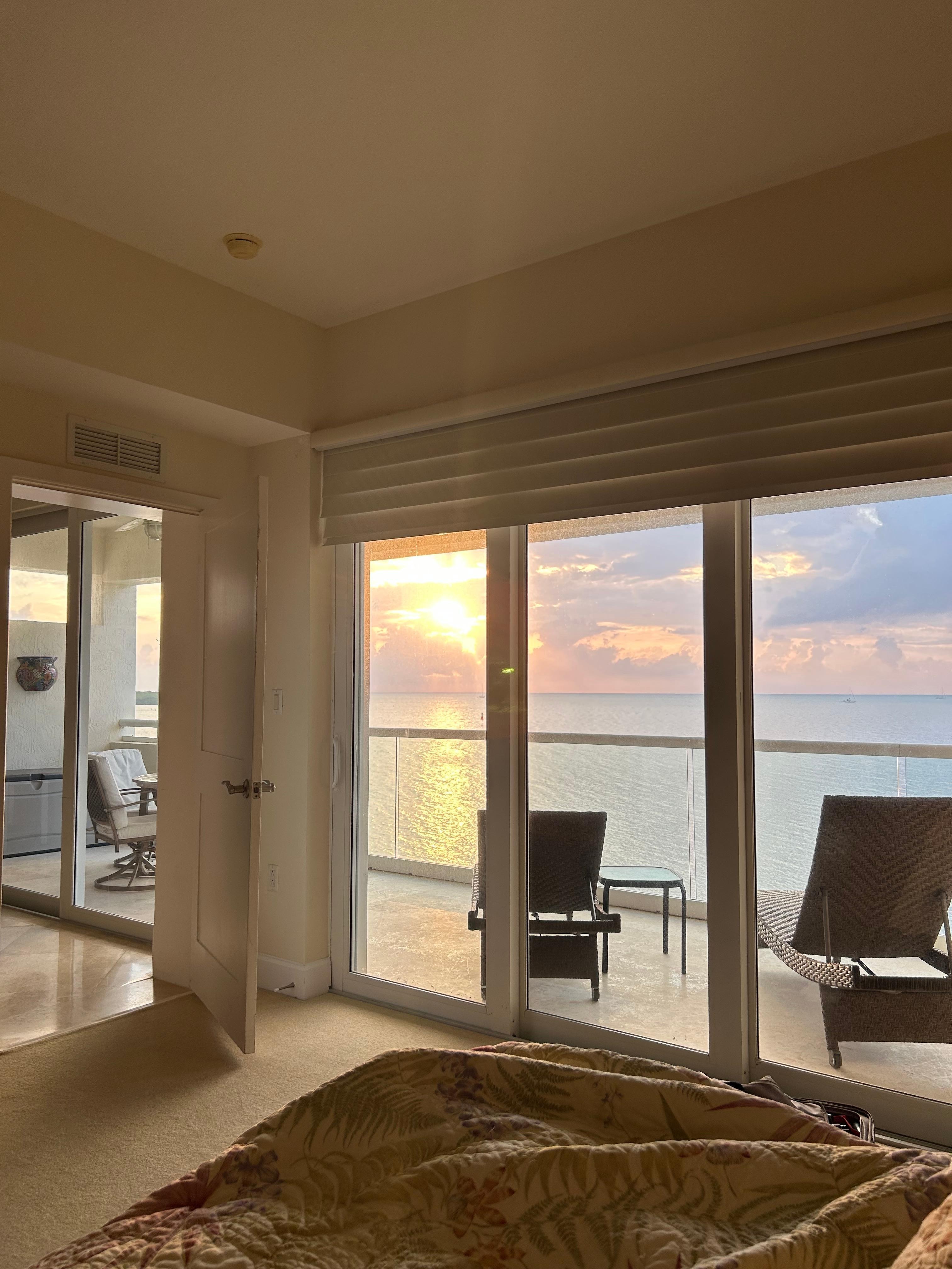 Beautiful sunrise from Master 