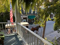 Carriages passing by