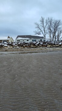 Lake bed looking at the house