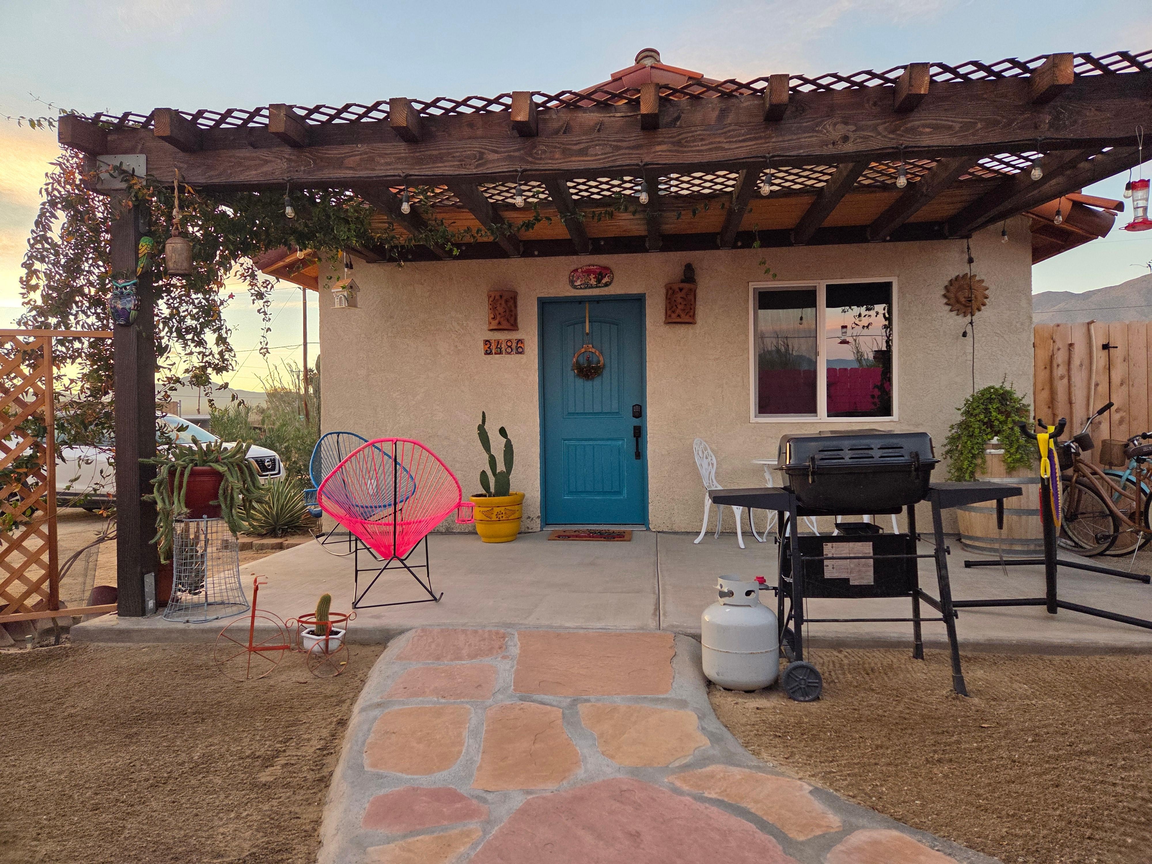 The cute little cottage.