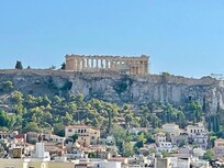 Blick auf die Akropolis