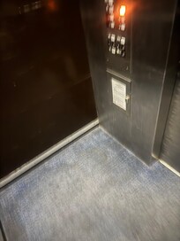 This was the one elevator that worked. The other was out of order