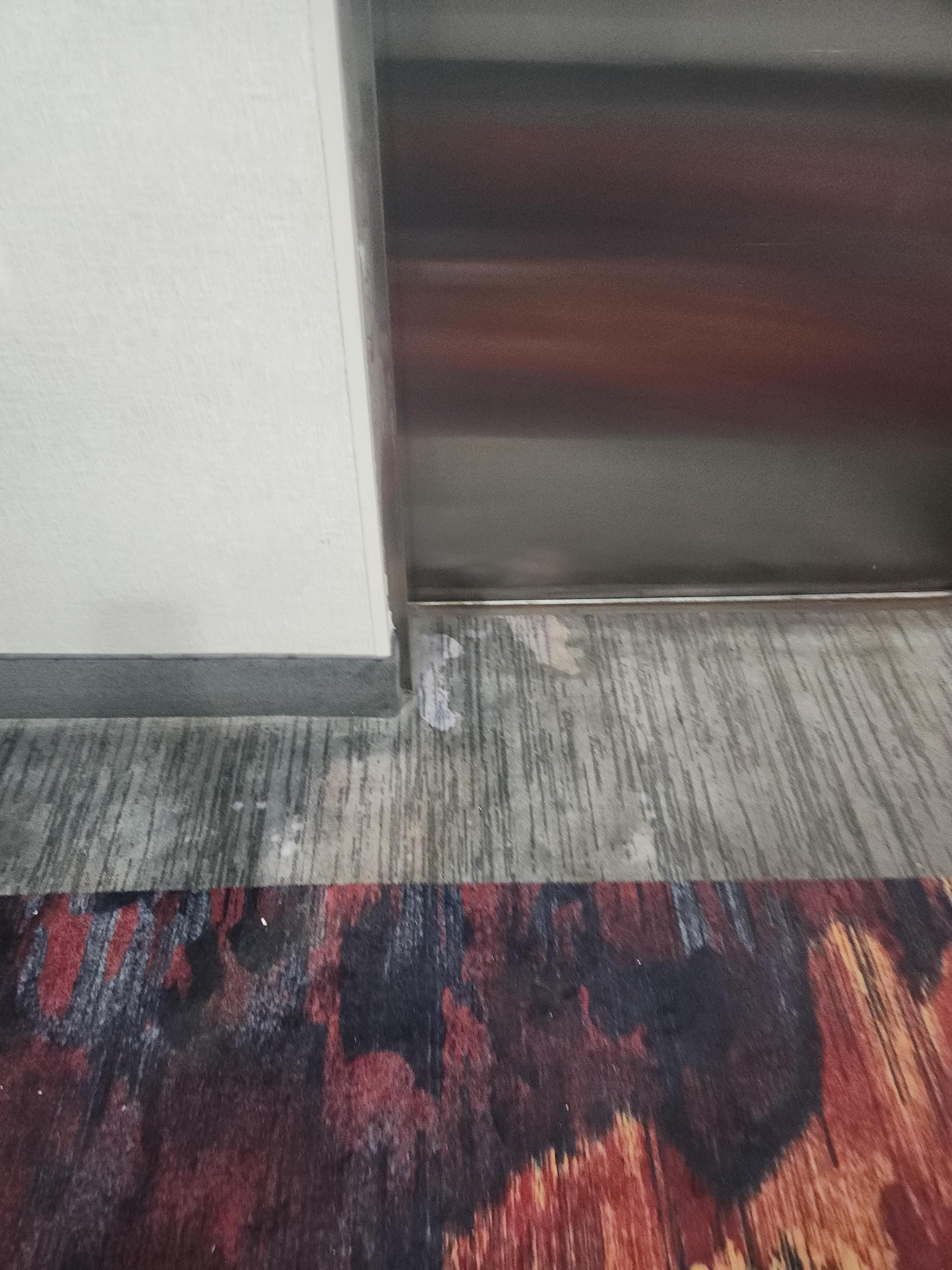 Urine bleached hallways