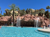 Great view of the pool