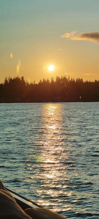 Sunset on the lake
