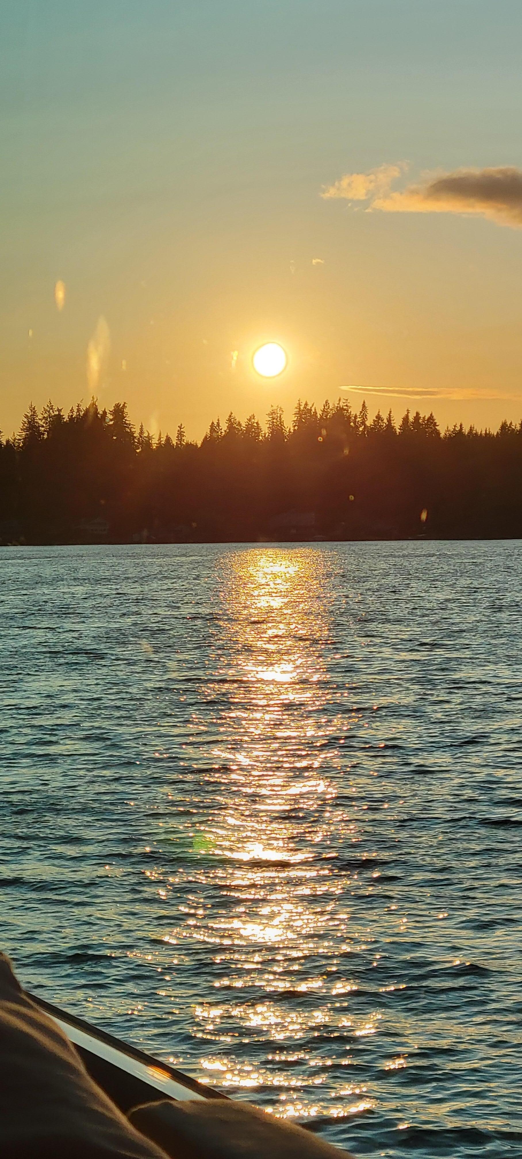 Sunset on the lake