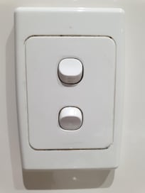 Black dirt around switched