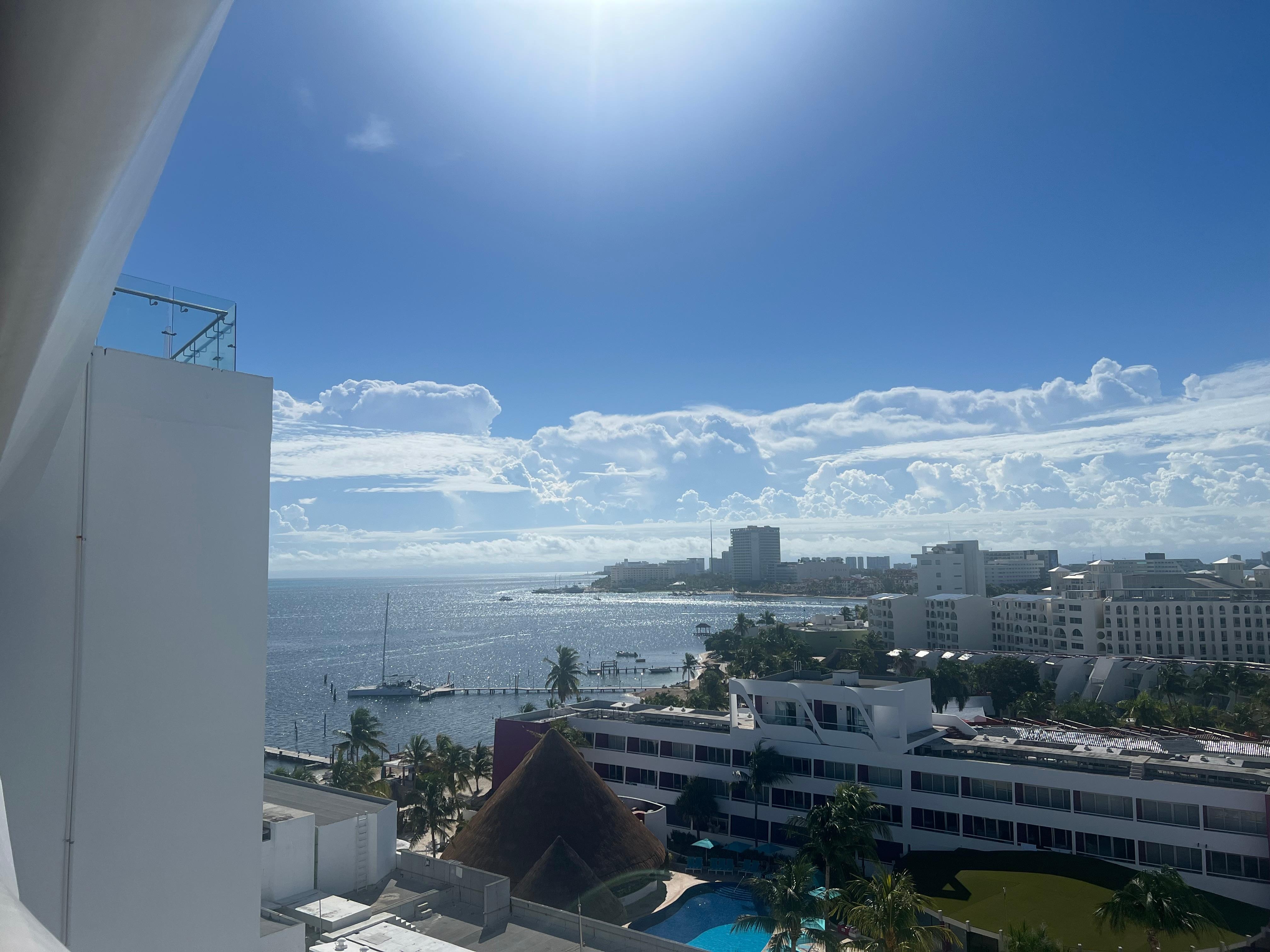 Tower hallway view coastline