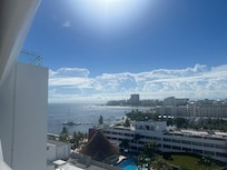 Tower hallway view coastline