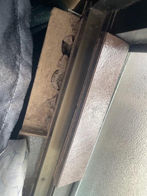 Broken tiles fell off and injured my grandson 