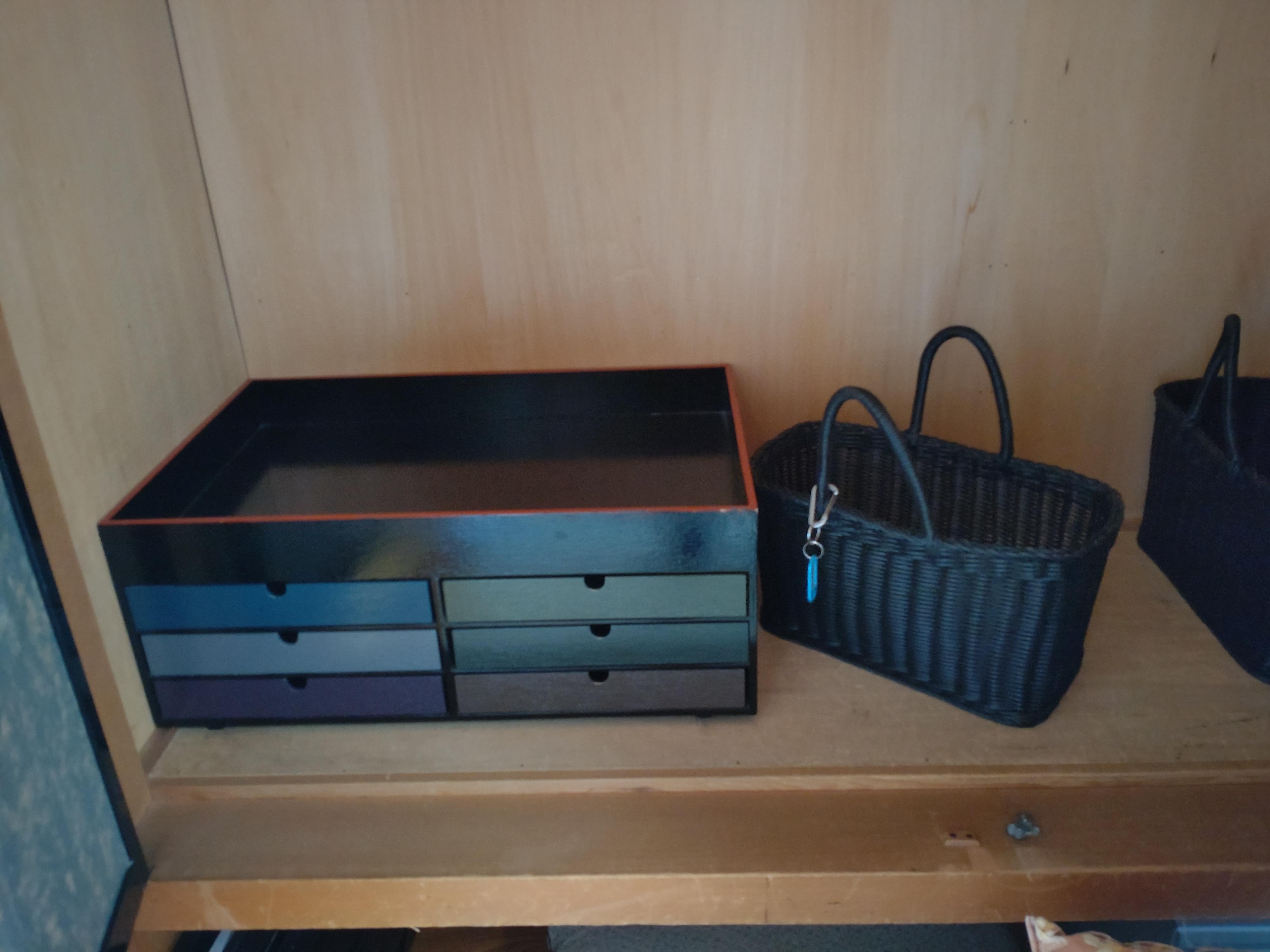 お風呂用のバッグ
A bath bag 