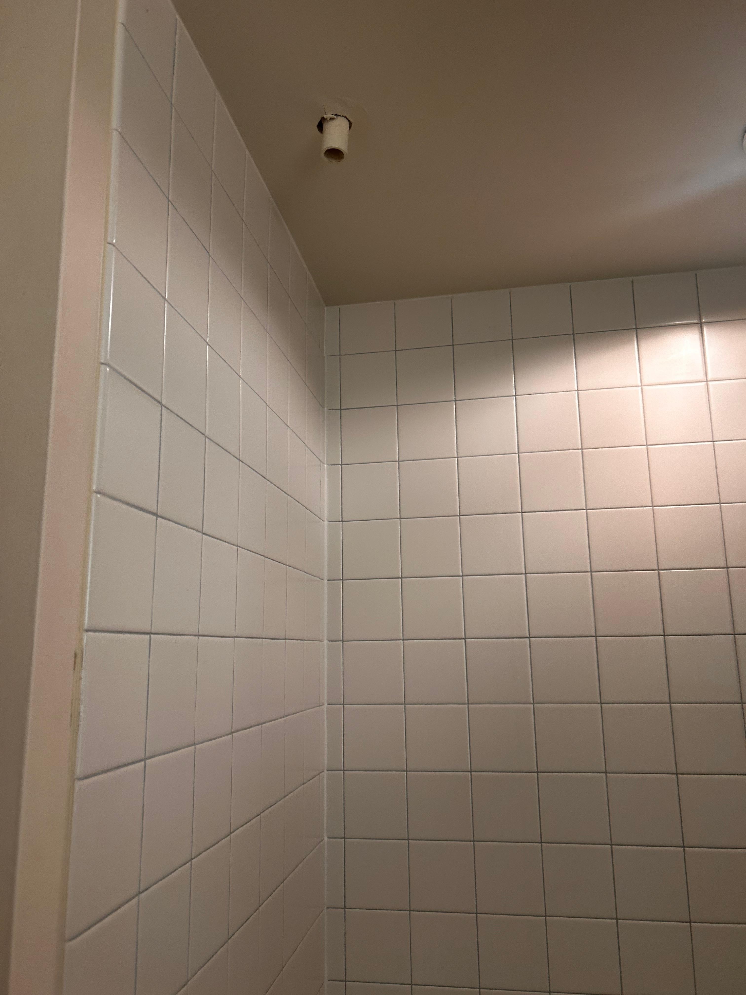 Don’t know why there’s a random pipe coming out of the ceiling 