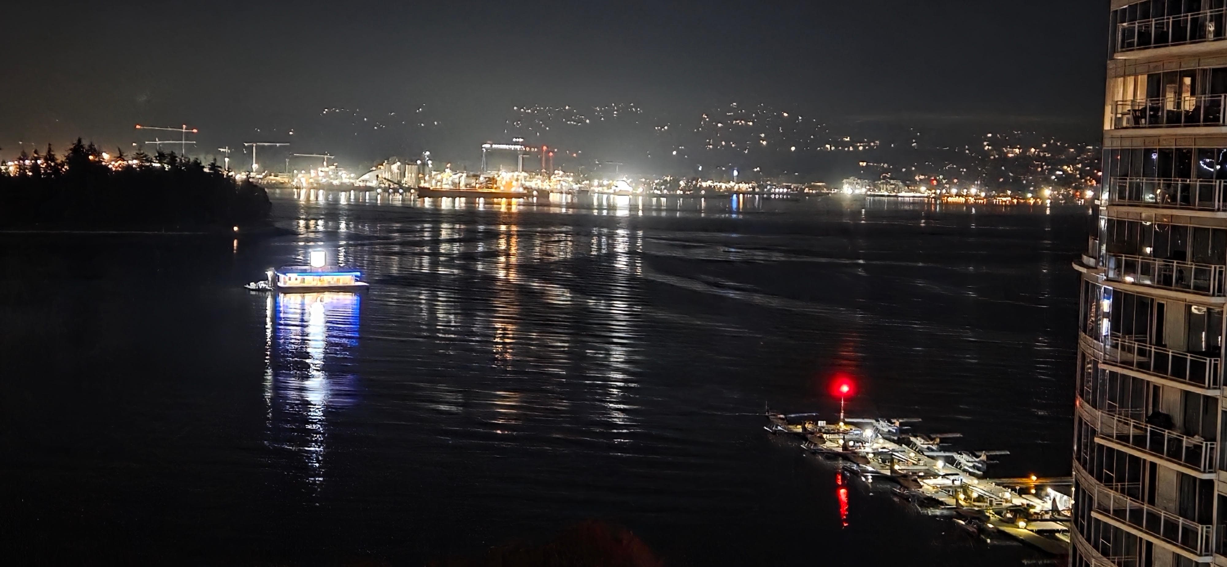 Morning view before the business starts on the waterway.