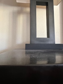 Example of dust in surfaces.