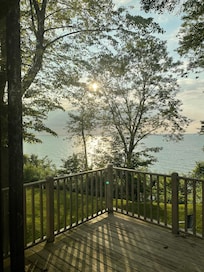 View from upstairs deck