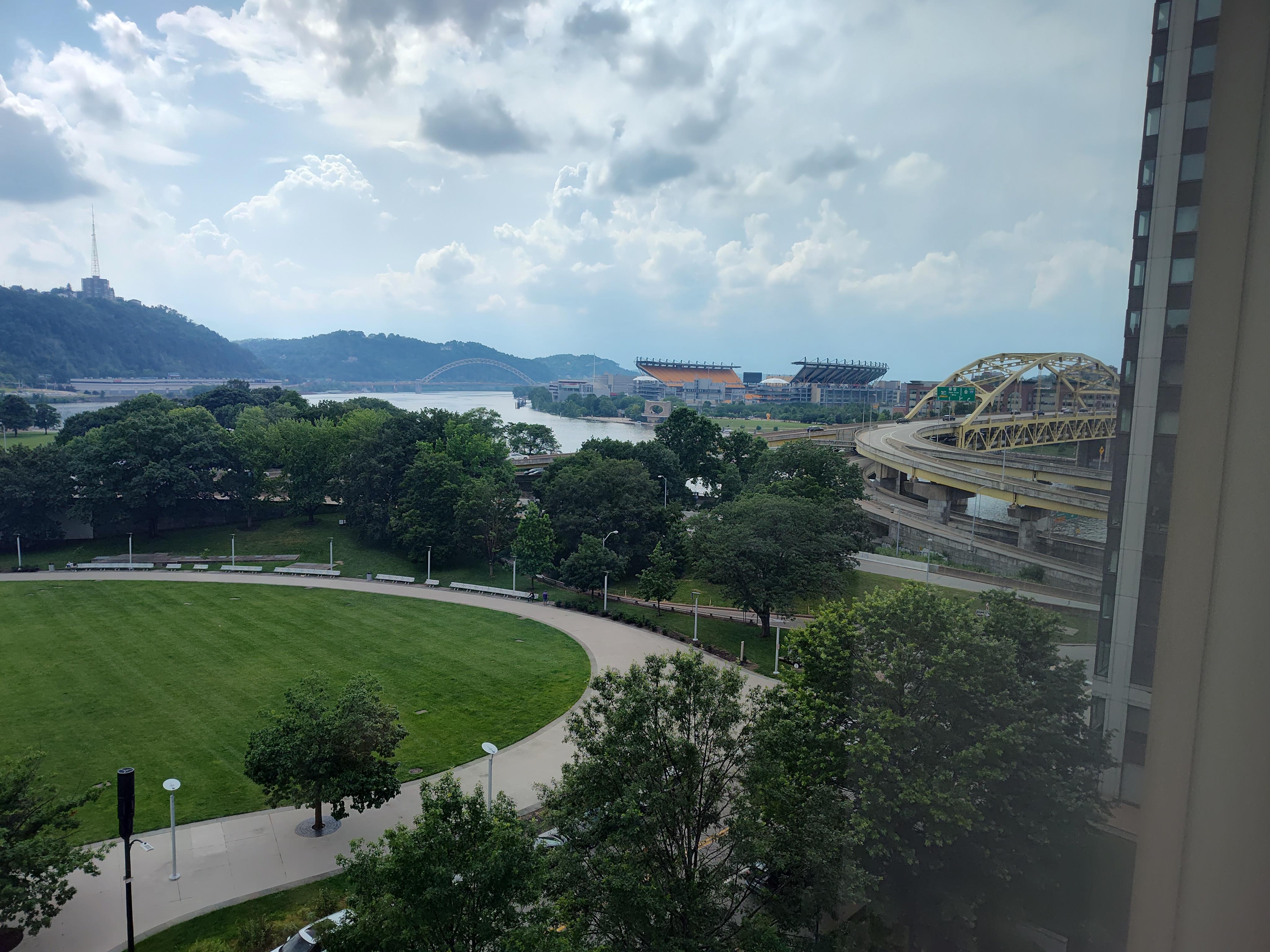 View from hotel