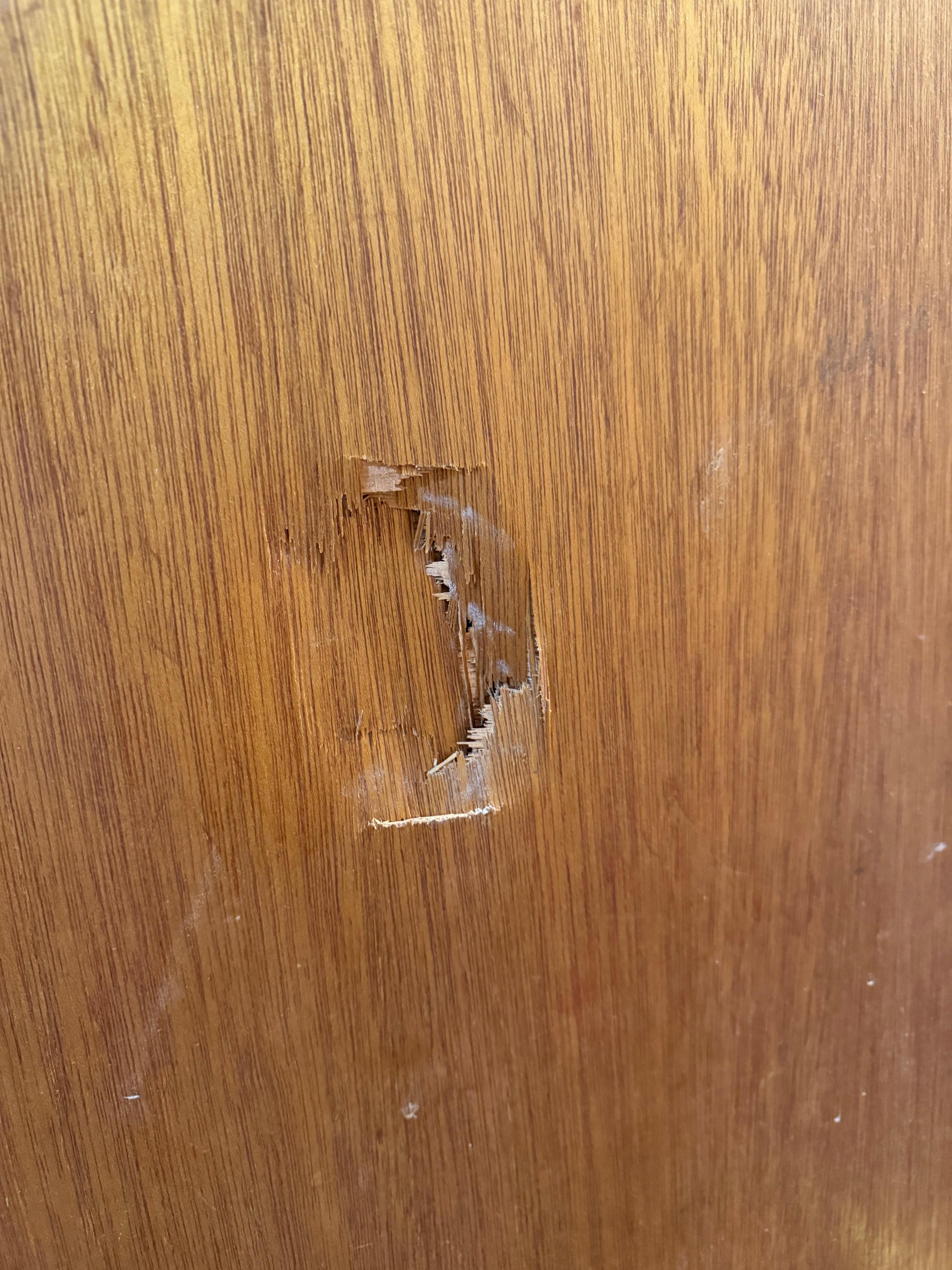 Hole in a bedroom door