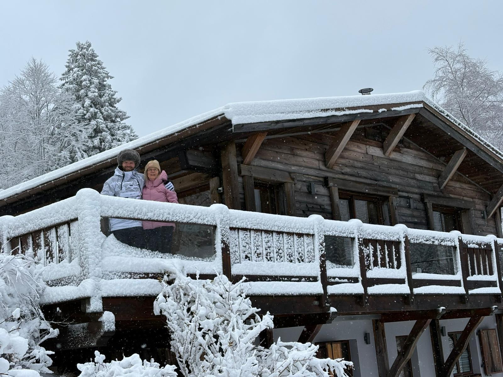 Wir hatten leider nur einen Tag richtig Schnee, der schnell wieder geschmolzen ist. 