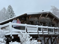 Wir hatten leider nur einen Tag richtig Schnee, der schnell wieder geschmolzen ist.