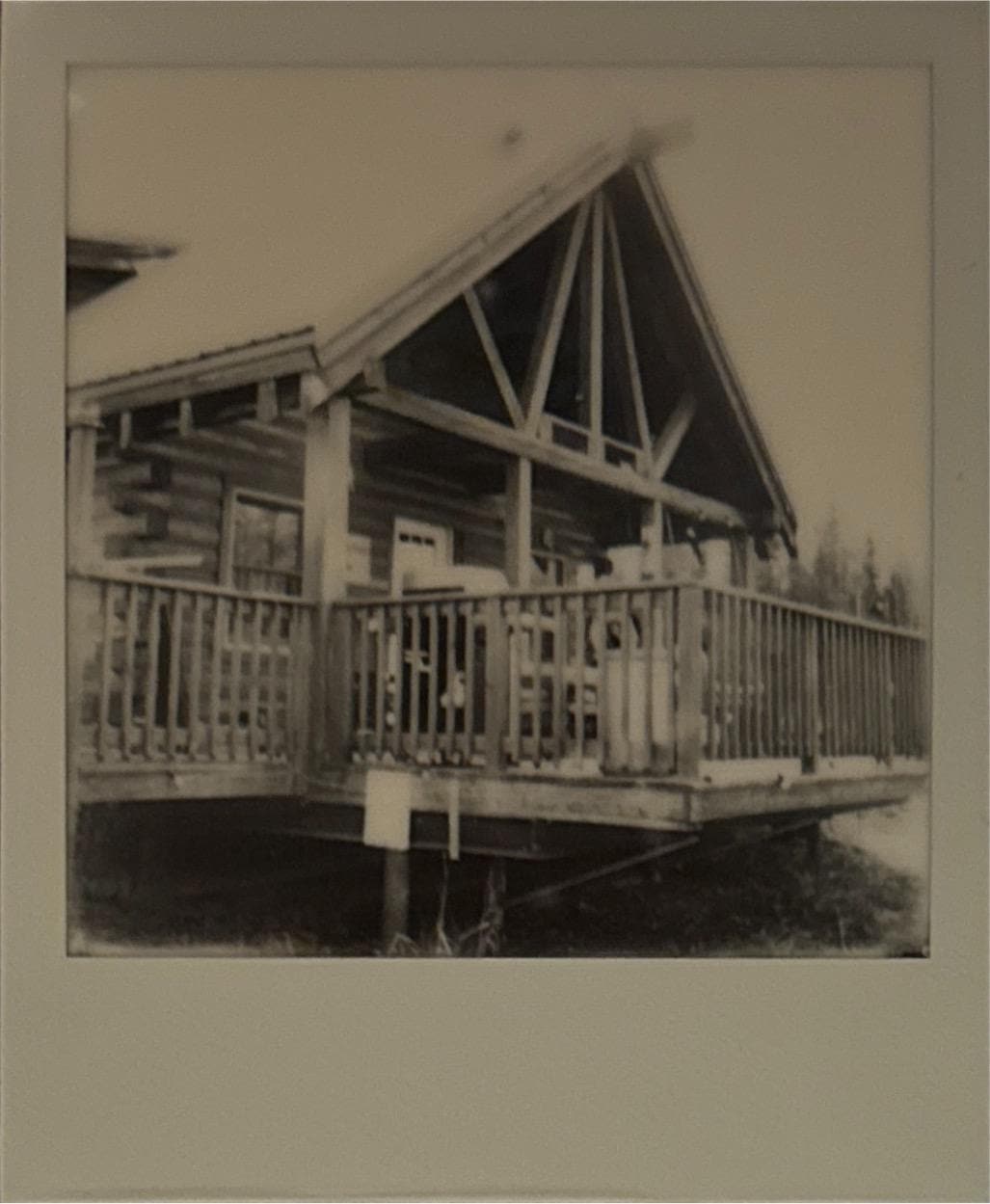 Polaroid we took during our stay. 