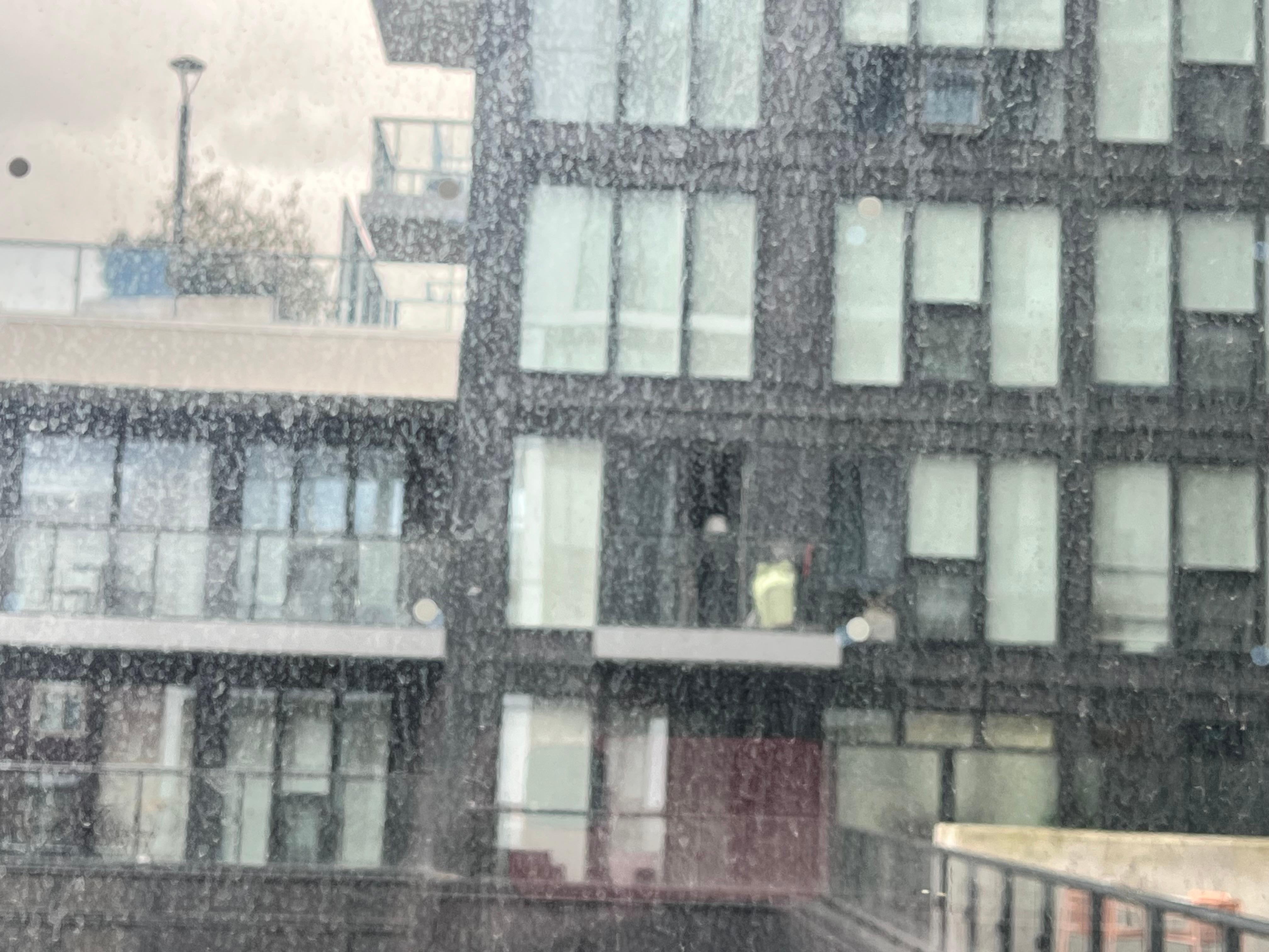 The windows were filthy and needed cleaning 