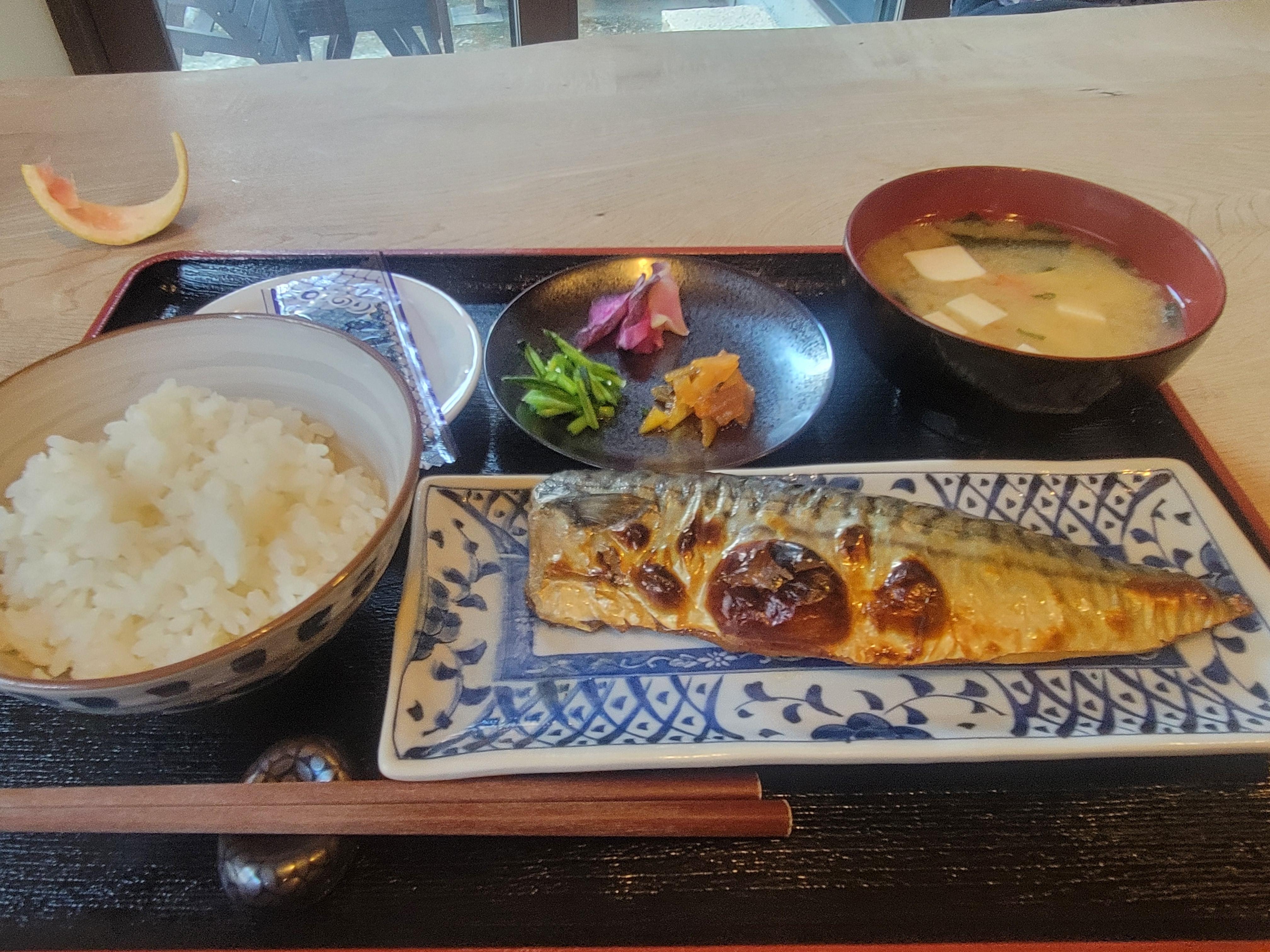 The lovely breakfast they prepared for me.