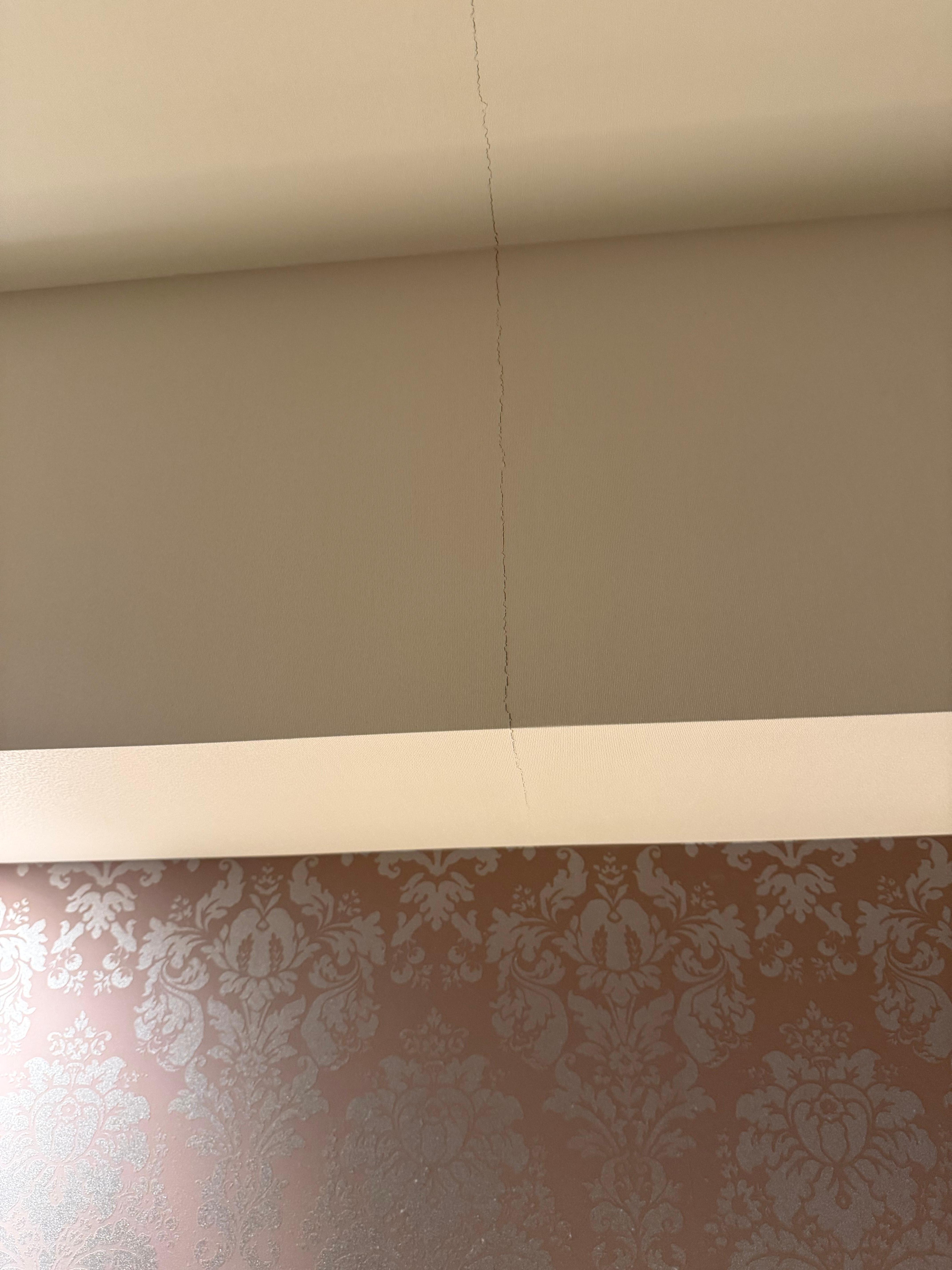 Another crack in the ceiling 