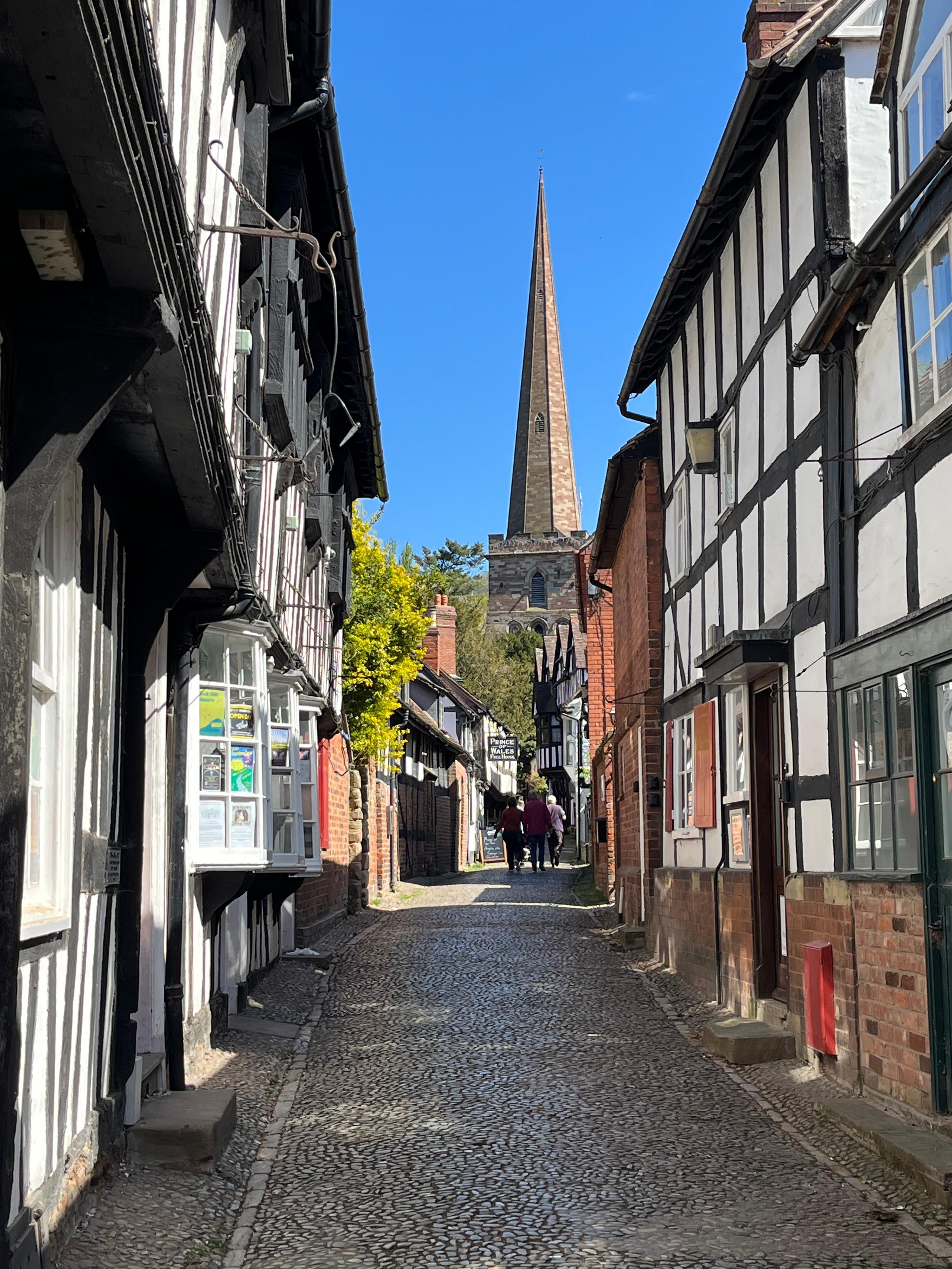 Cobbled street