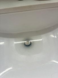 Sink was clogged.  Dirty sink water would not go down