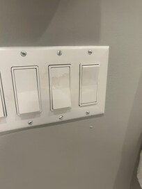 Dirty light switches.