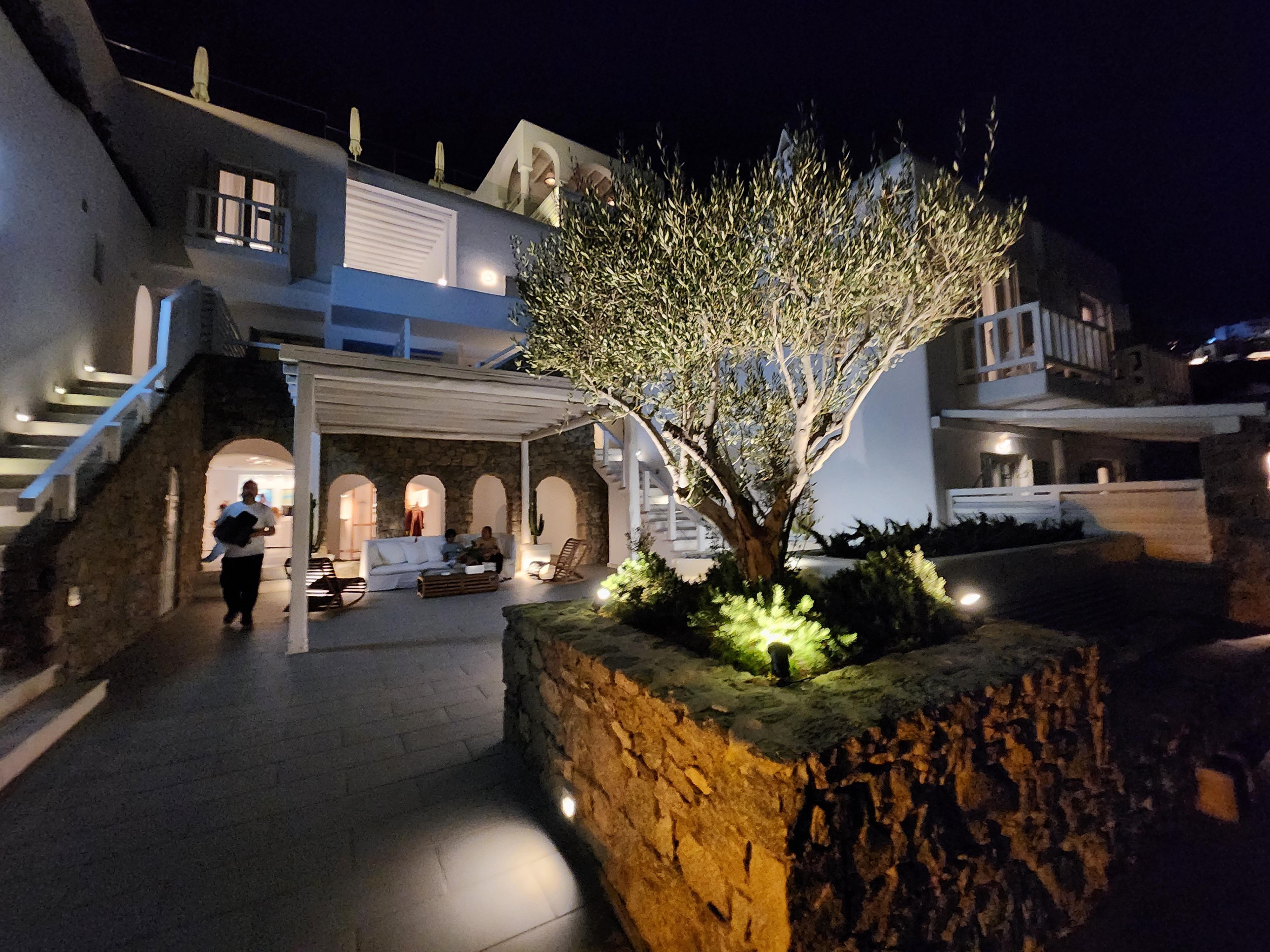 Front of hotel