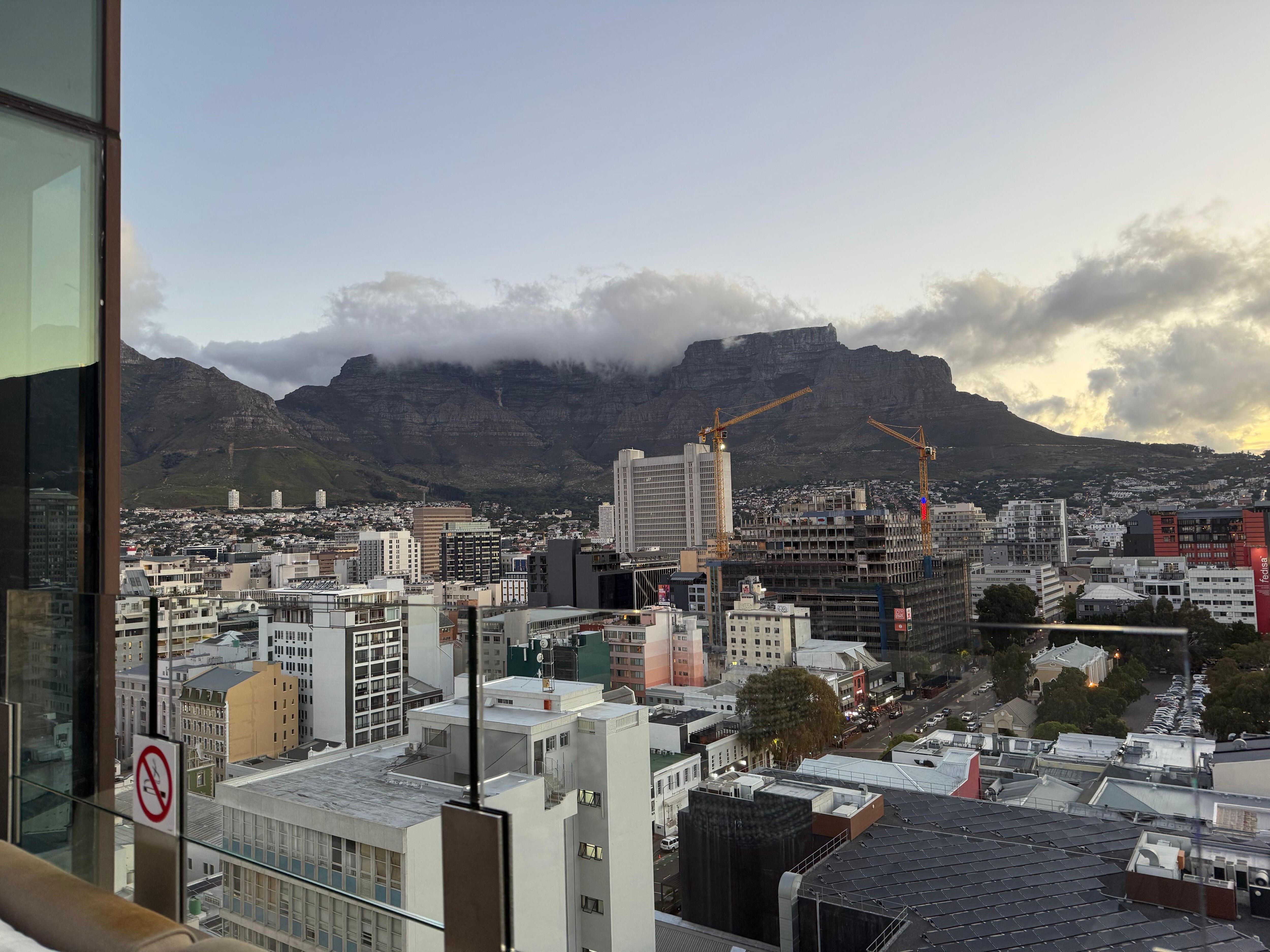 Table Mountain from the hotel