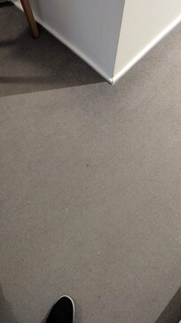 Dirty carpet inside