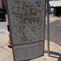 Map of the stockyards