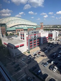 view from the hotel room.