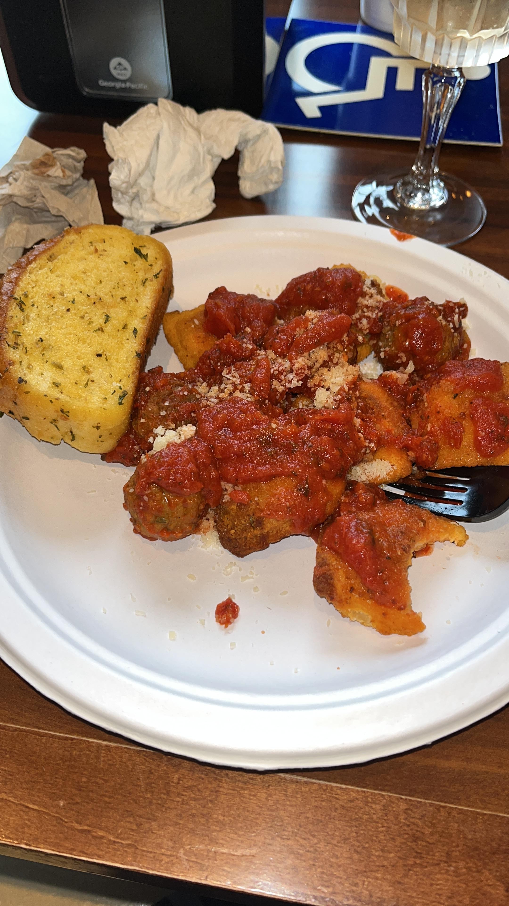 Italian night this was the dinner or should I say the little bites at the social?