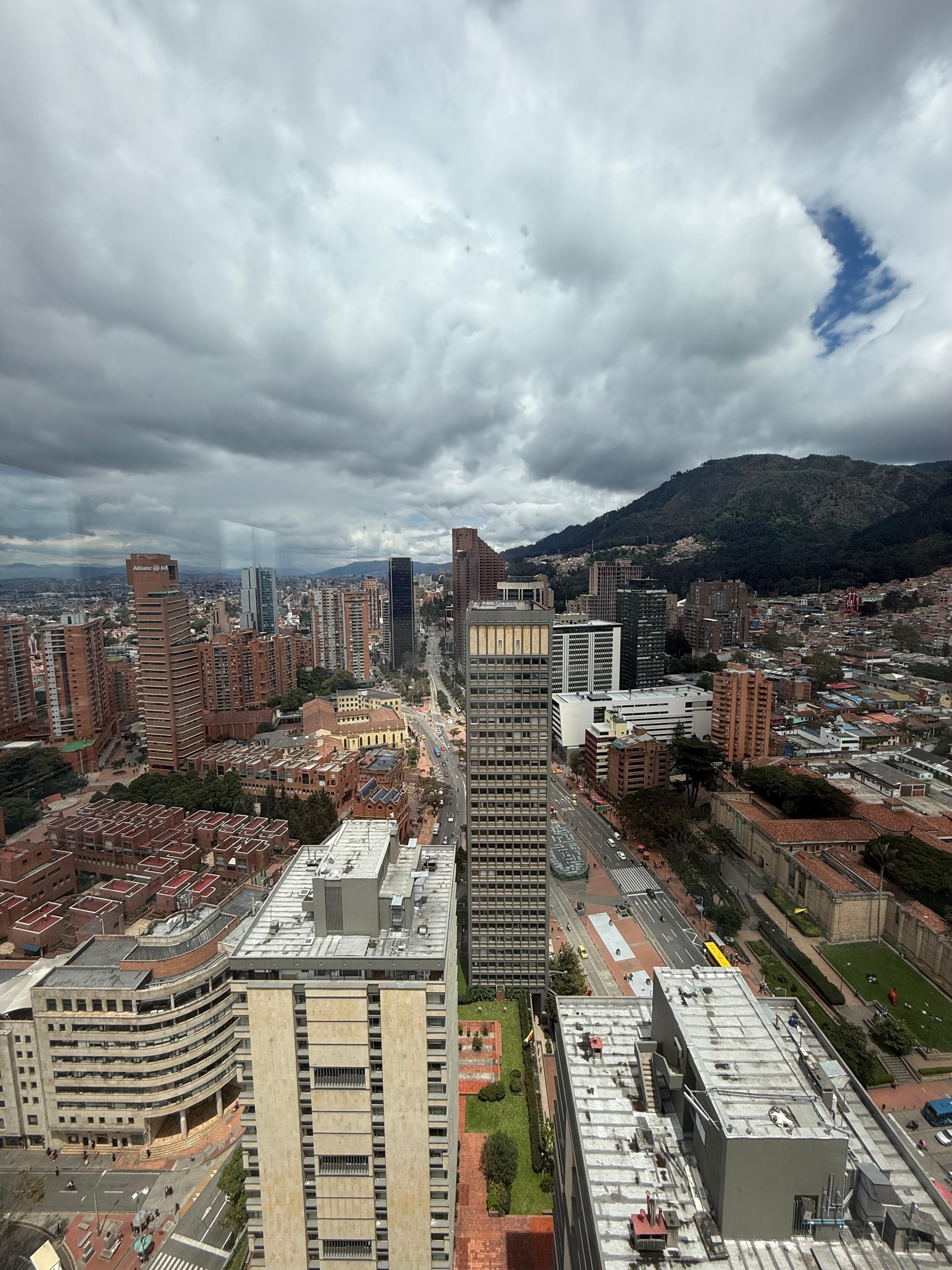 View from the 30th floor Suites Tequendama 