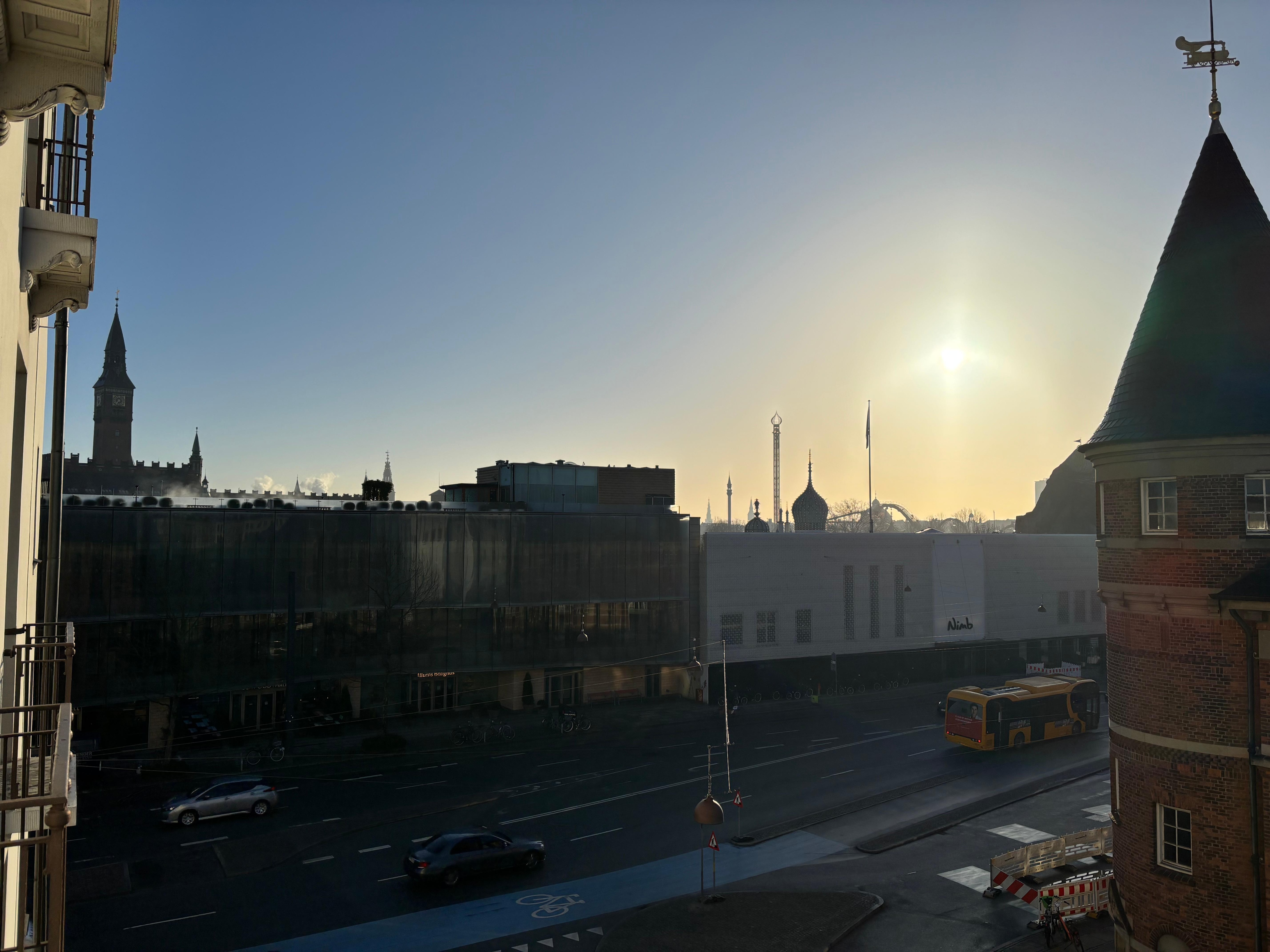 Morning view from our balcony 