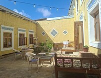 Inner courtyard. Rooms on two floors